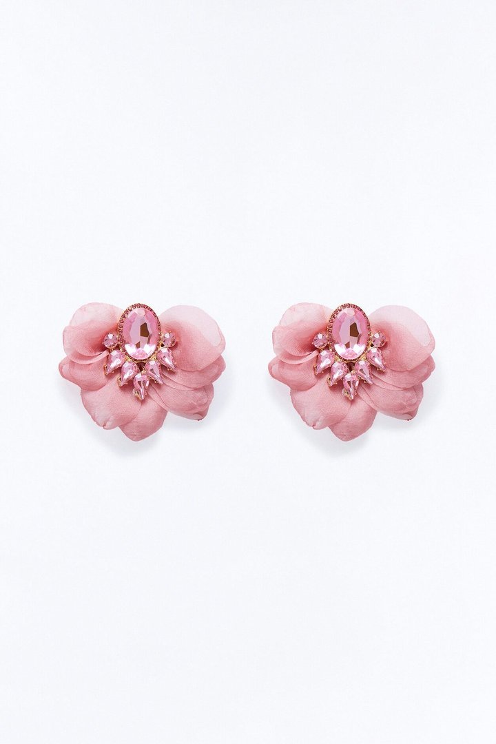 Sweep Me Off My Feet Earrings - Pink