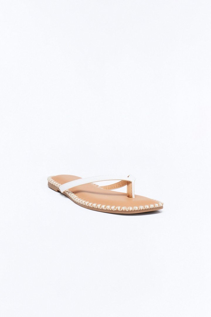 Kassidy Flip Flops - White