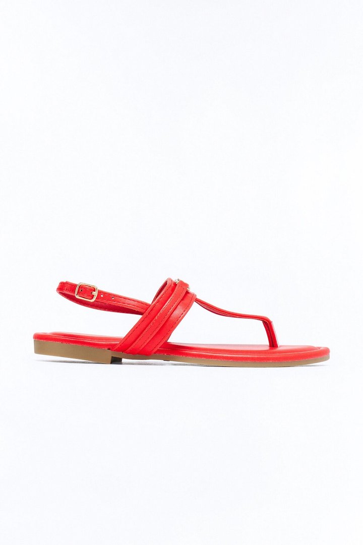 Rani Hardware Sandals - Red