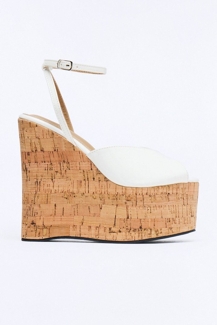 Cult Fav Ultra Platform Wedges - White
