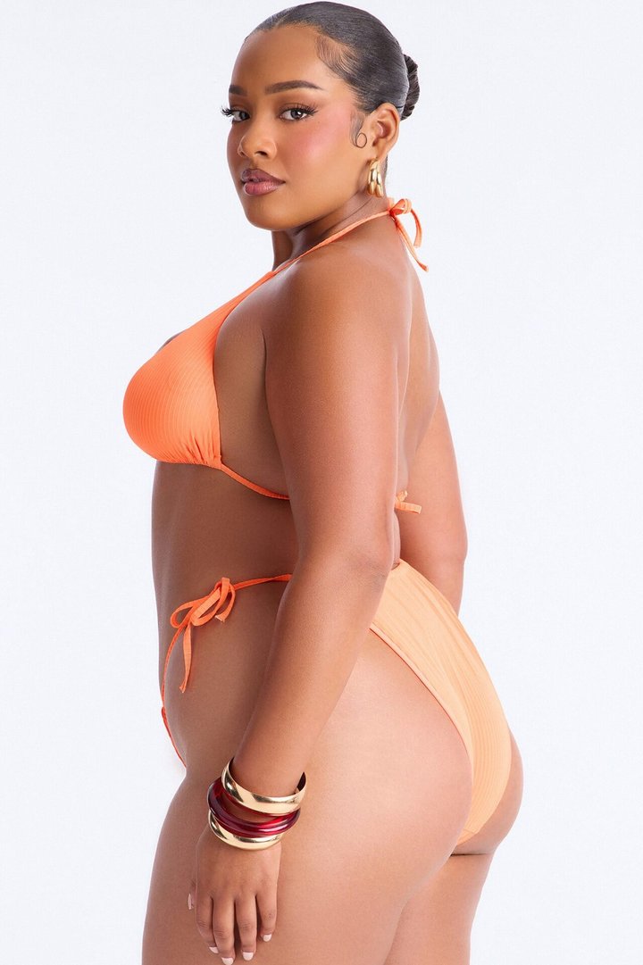 Sunbeam Dream 3 Piece Bikini & Sarong Set - Coral