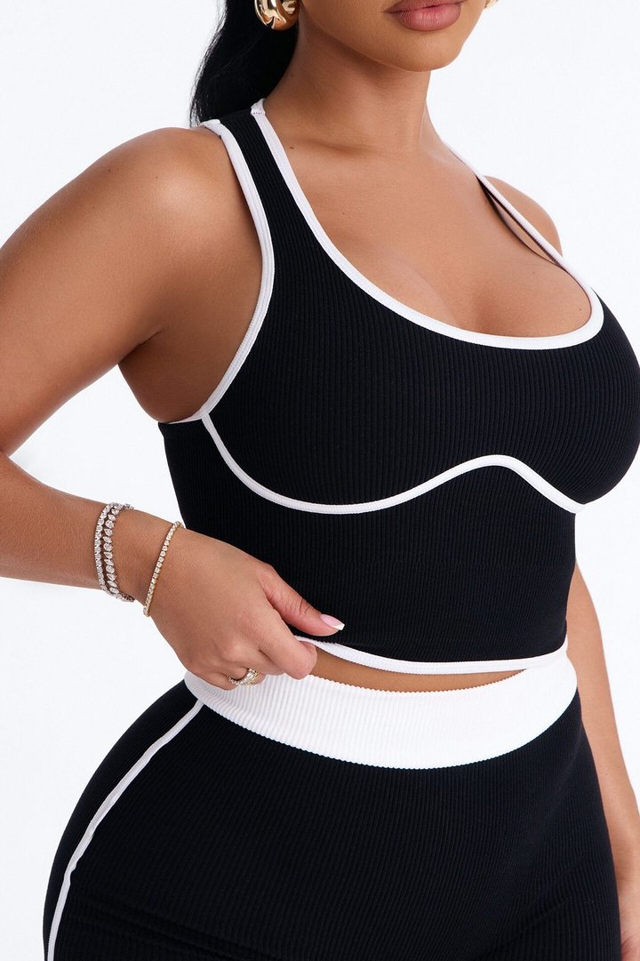 Sunday Mood Seamless Legging Set - Black