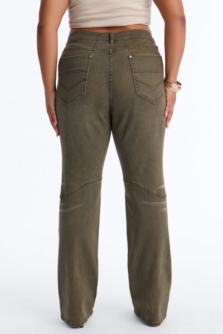 Headed West Straight Leg Pant - Olive