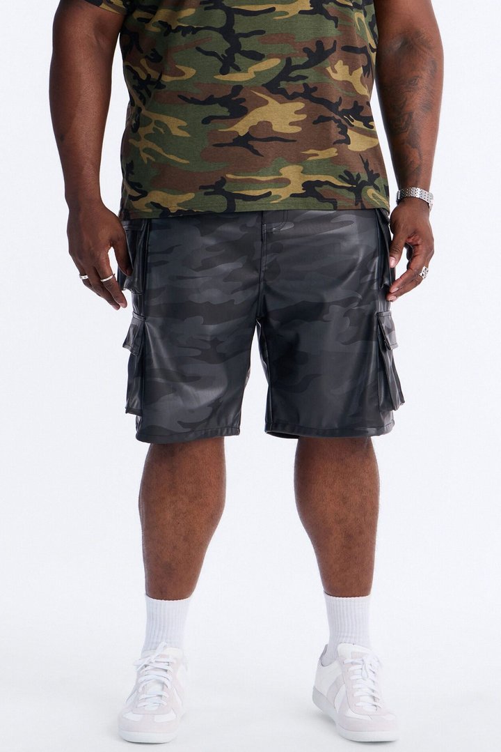 Welcome To Saint Authority Oversized Short Sleeve Tee - Camouflage