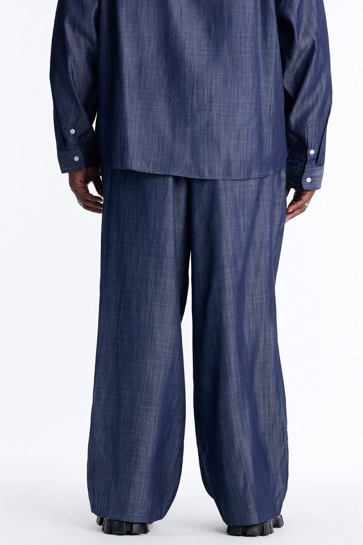 Wide Leg Mercer Gates Pant - Indigo