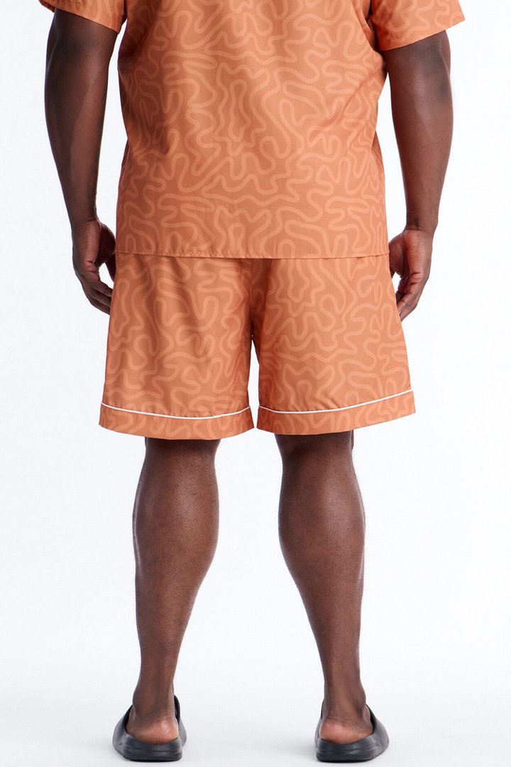 Relaxed Sienna Wave Short - Orange