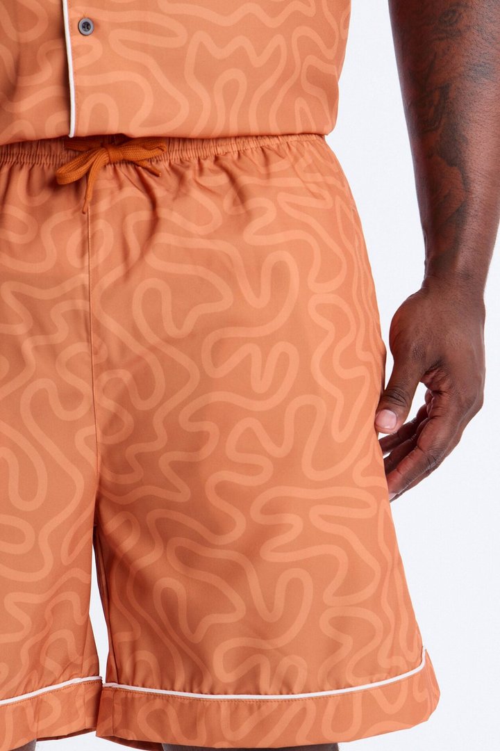 Relaxed Sienna Wave Short - Orange