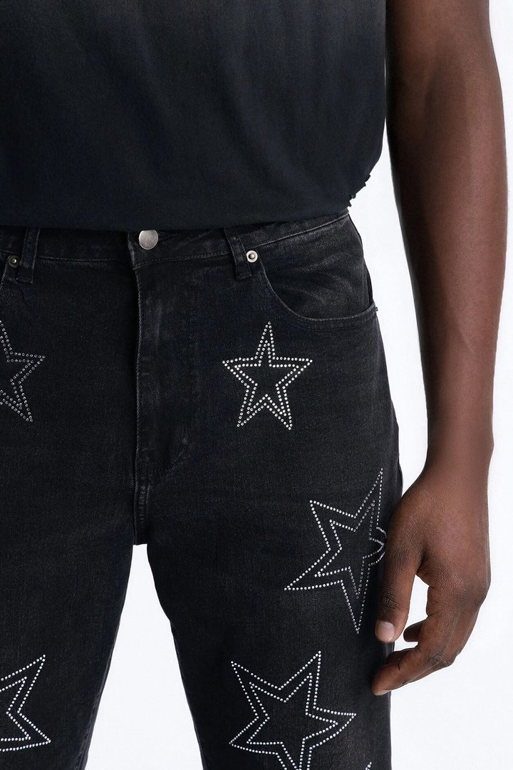 Starlight Fade Slim Jeans - Black Wash