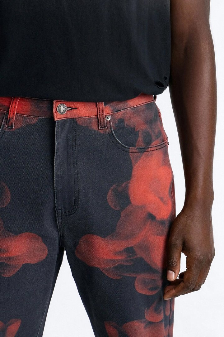 Straight Lava Jean - Red