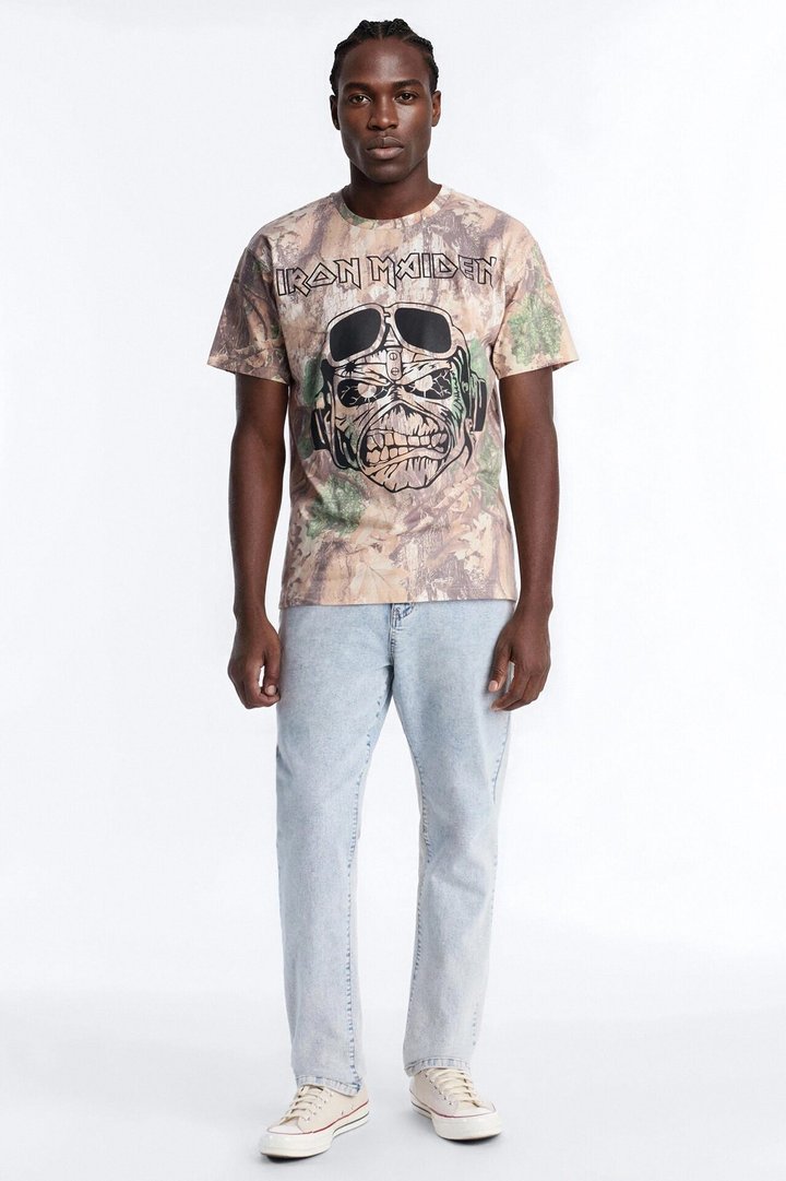 Iron Maiden Camo Short Sleeve Tee - Camouflage