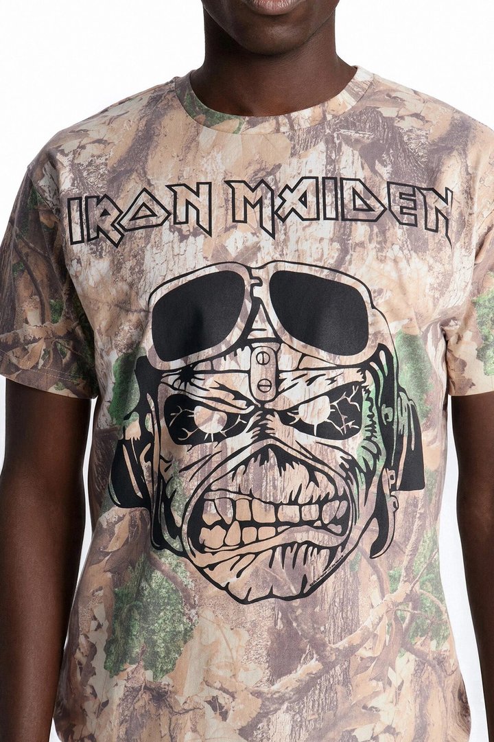 Iron Maiden Camo Short Sleeve Tee - Camouflage