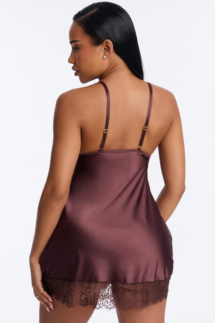 Slip Into Your Dreams Sleep Gown - Chocolate