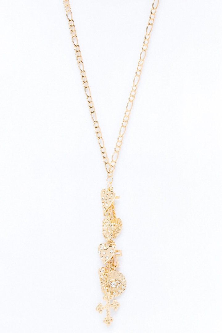 The Beach Is Calling Lariat Necklace - Gold