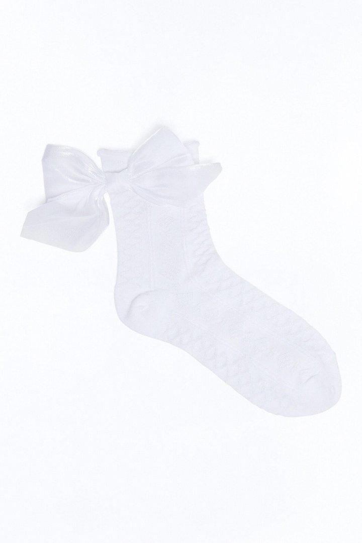 Mini Coquette Cutie Socks - White