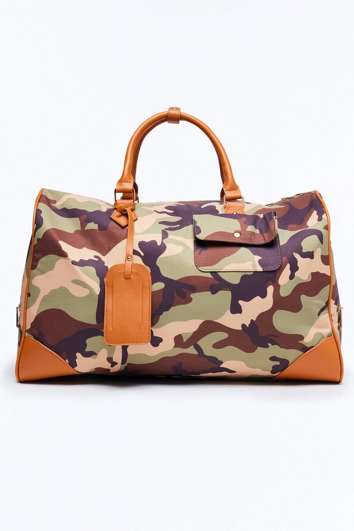 Mid Size Ripstop Weekender Duffle Bag - Camouflage