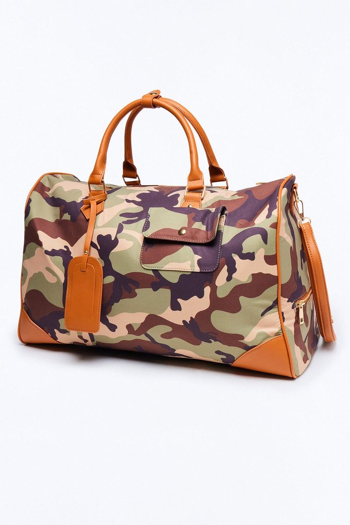 Mid Size Ripstop Weekender Duffle Bag - Camouflage