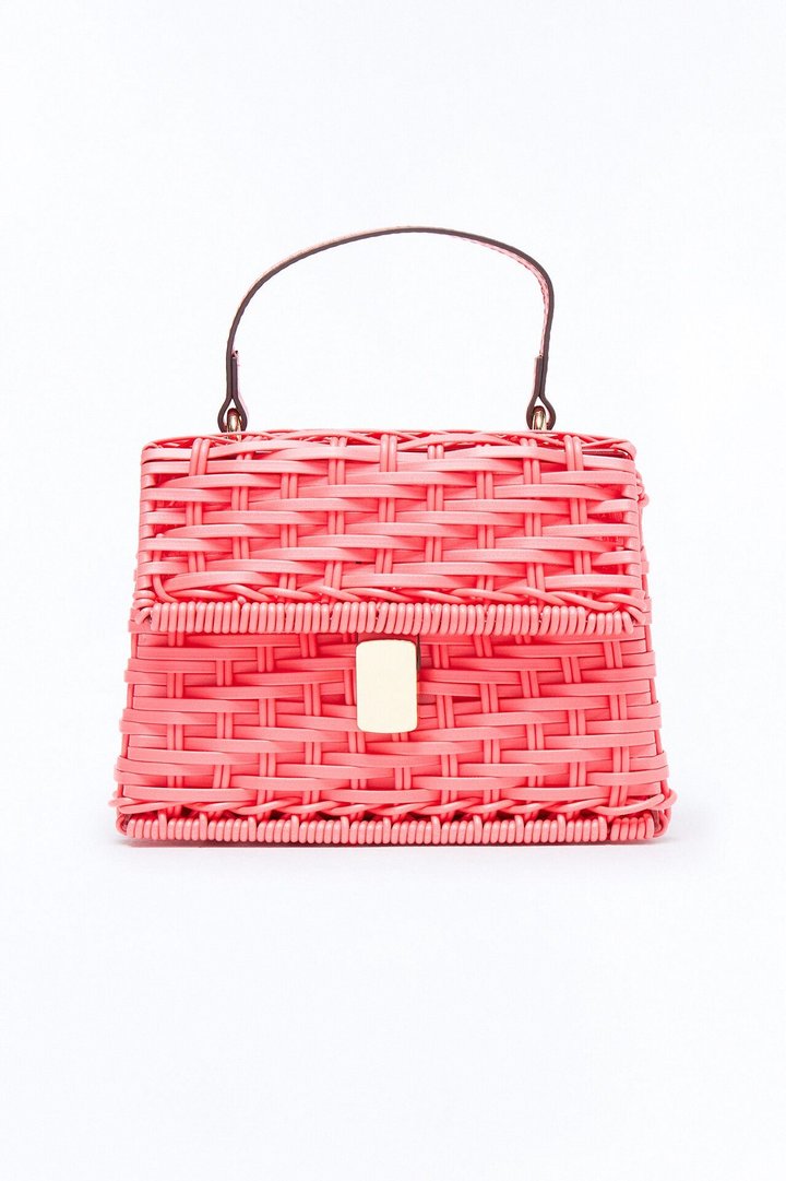 Beach Club Ready Satchel Bag - Pink