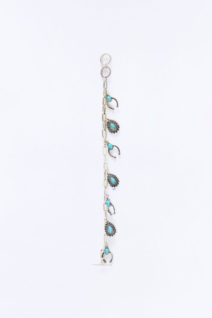 Western Charm Bracelet - Turquoise