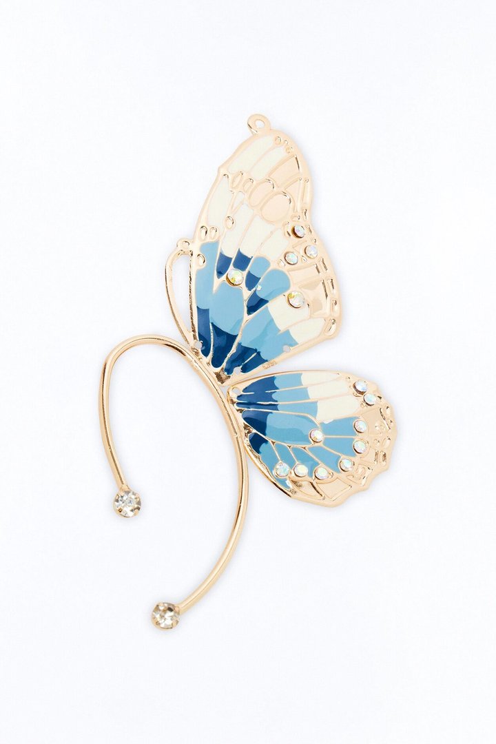 Monarch Fairy Ear Cuff - Blue/combo