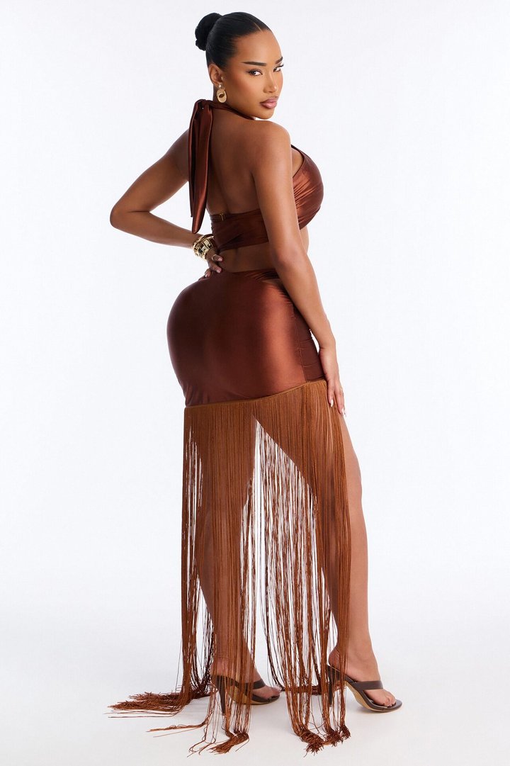 Beach Waves Ringing Swim Sunsuit - Bronze