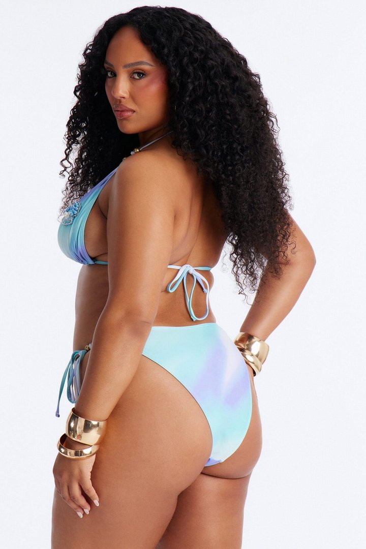 Sun Cut Hardware 2 Piece Bikini - Blue