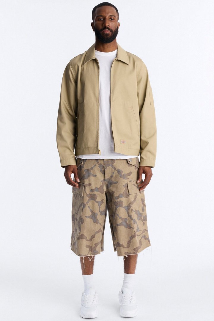 Baggy Subtle Distressed Short - Brown