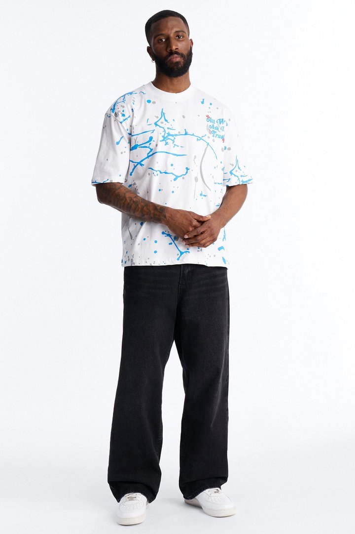 All We Trust Is Money Short Sleeve Tee - White
