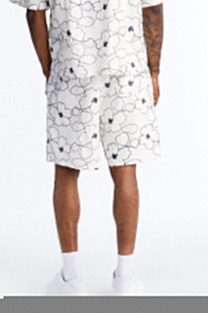 Relaxed Sand Blossom Short - White/combo