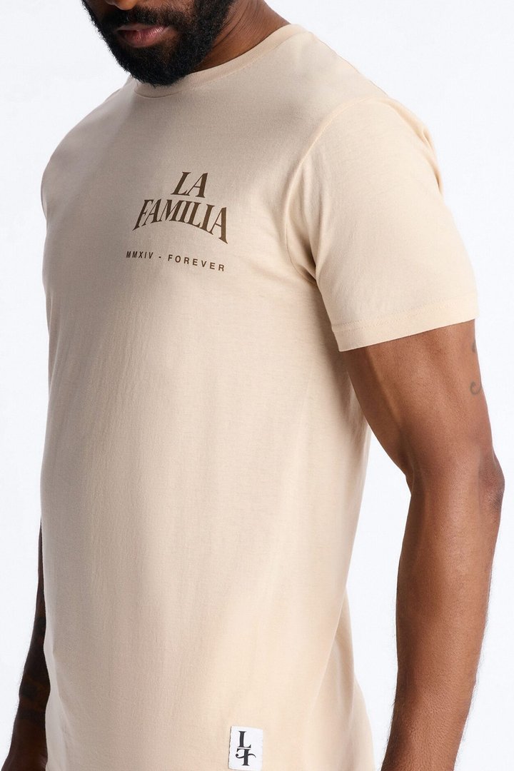 La Familia Virgin Mary Short Sleeve Tee - Cream