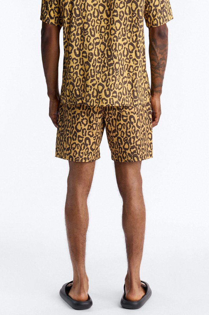 Loyalty In The Wild Swim Trunk 7″ - Leopard