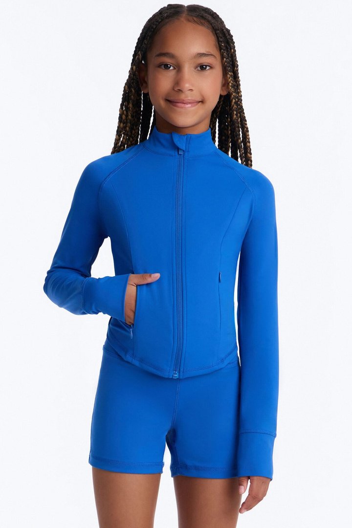 Mini All I Do Is Win Short Set - Royal