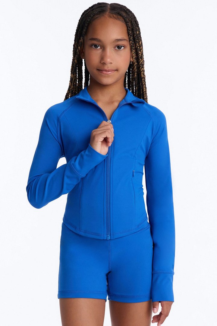 Mini All I Do Is Win Short Set - Royal