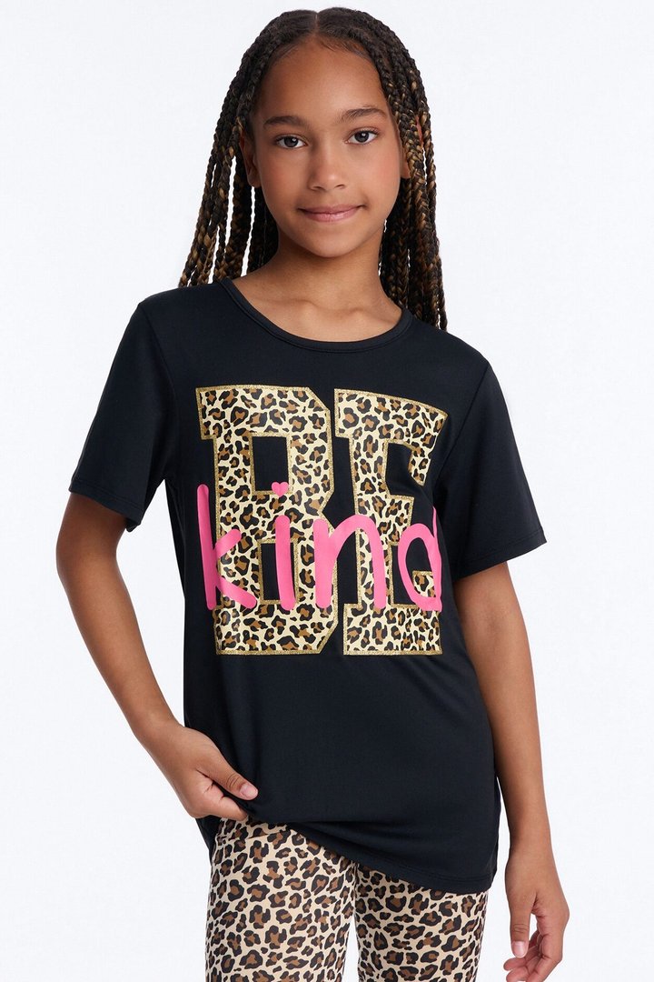 Mini Always Be Kind Bike Short Set - Black/combo