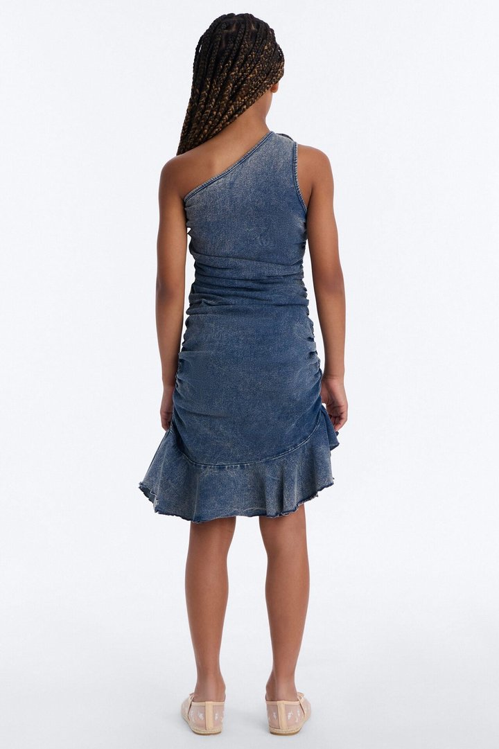 Mini Arianna Denim Dress - Dark Wash