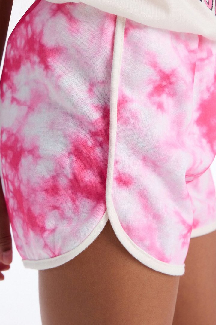Mini Good Vibes Or Else Short Set - Cream/combo