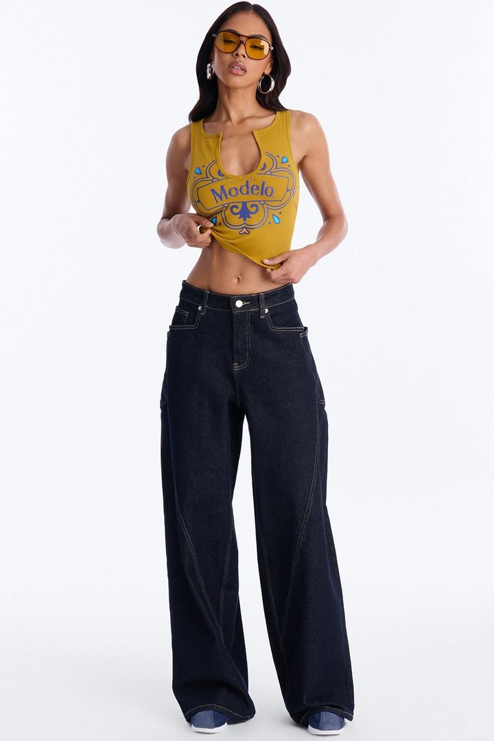 Modelo Collection Tank Top - Mustard