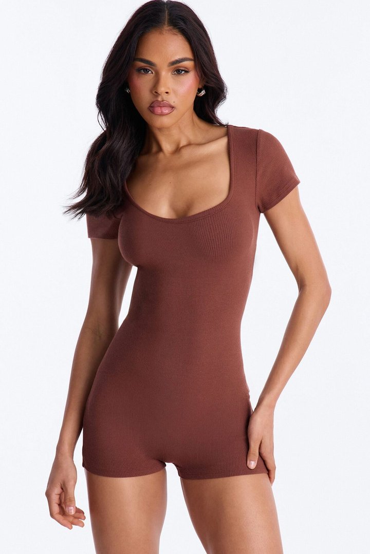 Sandie Romper - Brown