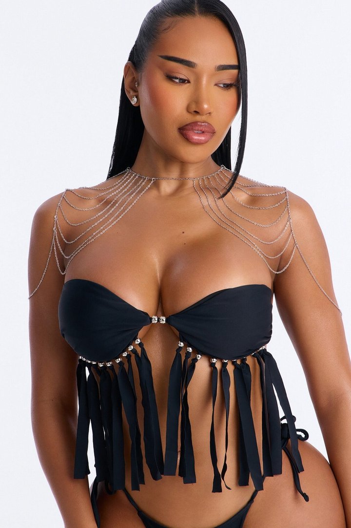 Ember Layered Body Chain - Silver