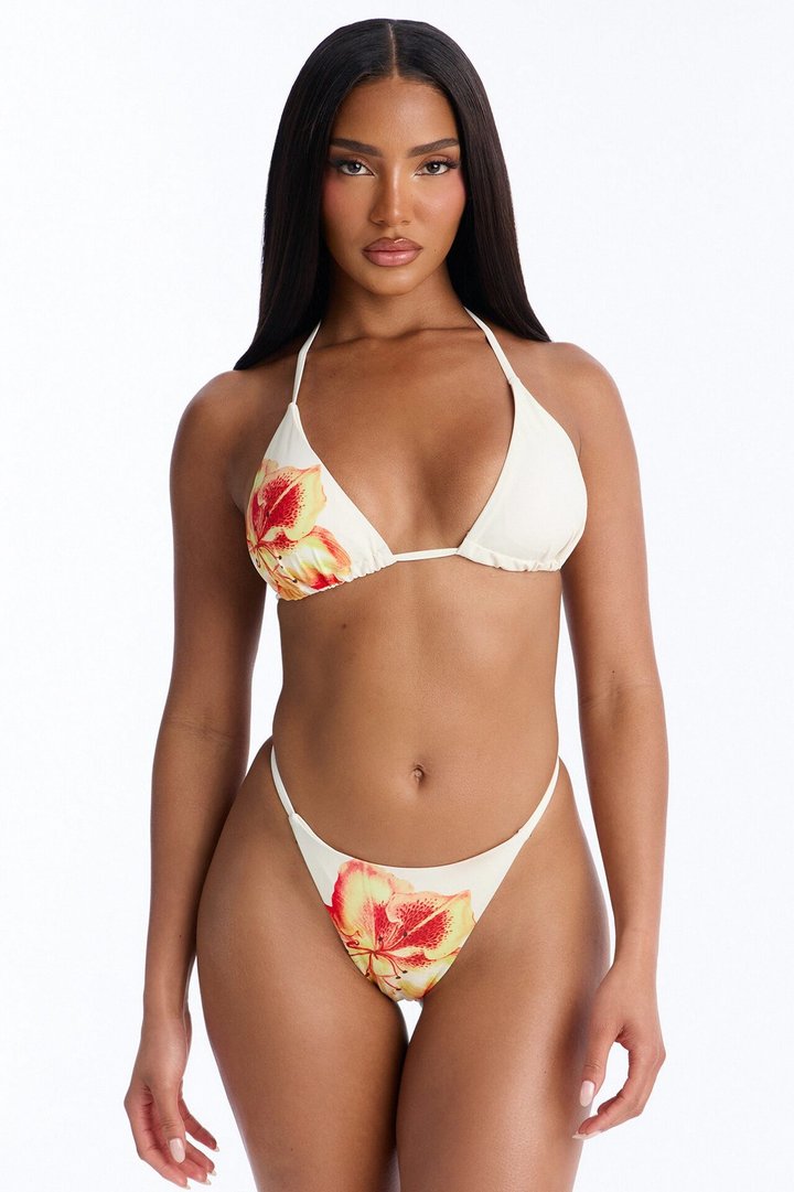 Through It All Bikini And Sarong - Ivory