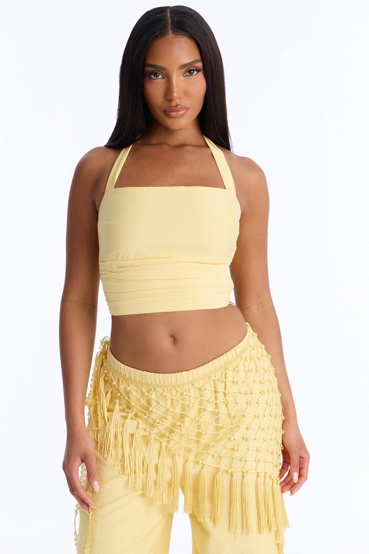 Isabelle 3 Piece Pant Set - Yellow