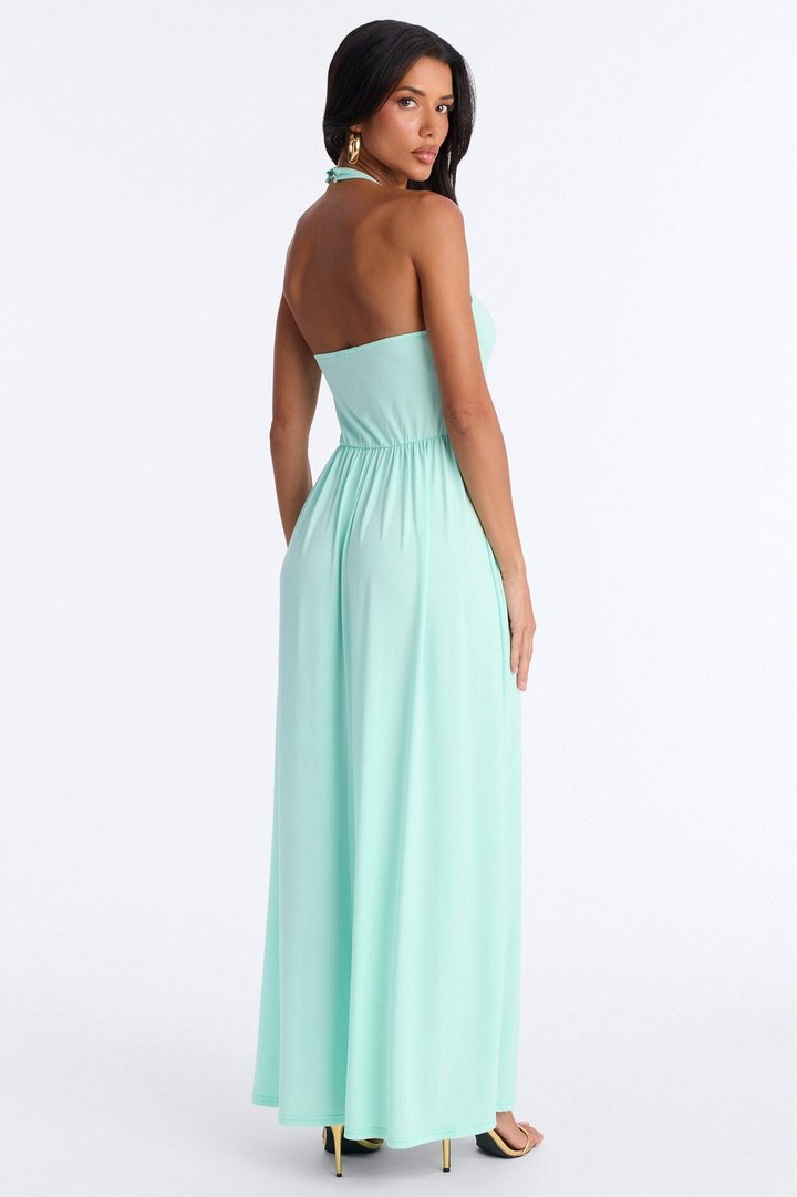 Jayden Halter Hardware Maxi Dress - Aqua