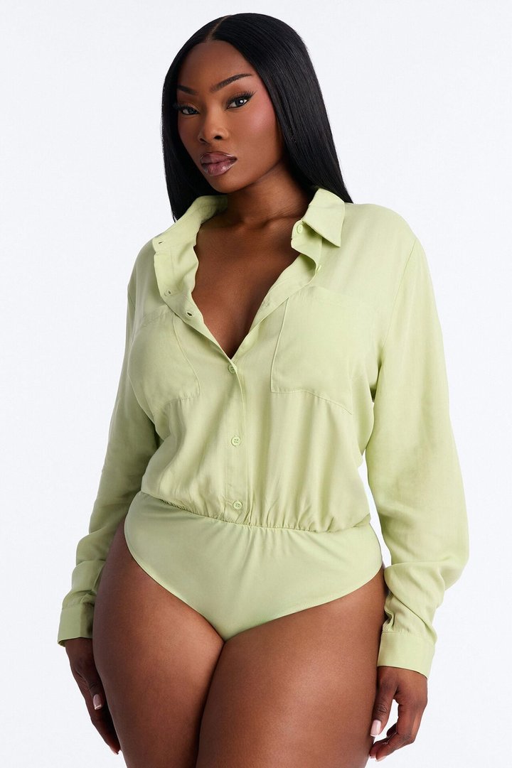 You Better Work Bodysuit - Sage