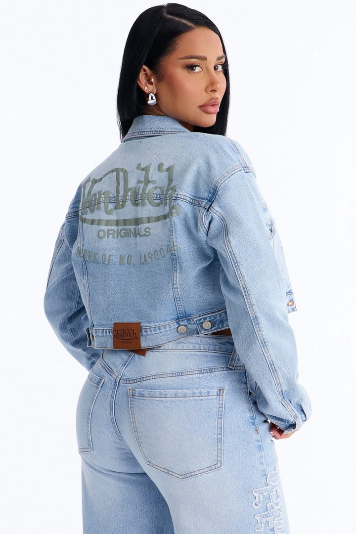 Von Dutch Trucker Denim Jacket - Light Wash