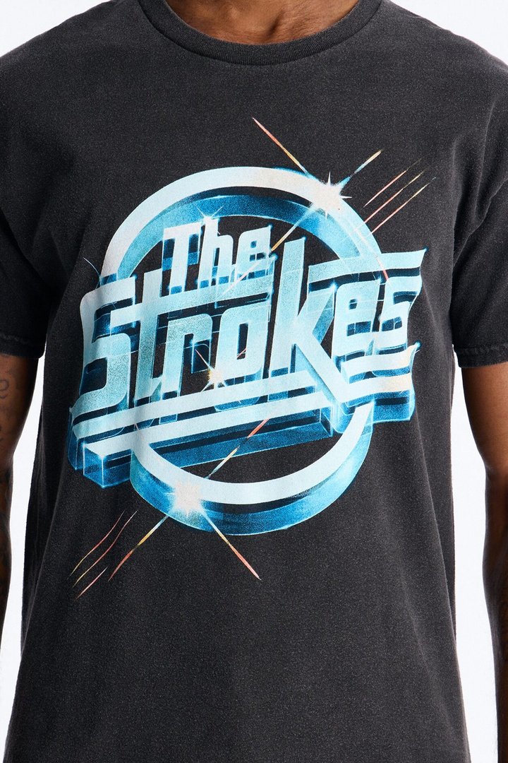 The Strokes Tour 2004 Short Sleeve Tee - Black