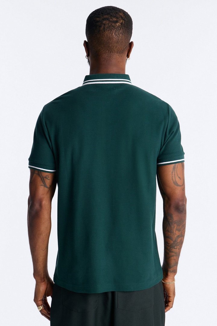 Wilson Short Sleeve Polo - Hunter Green