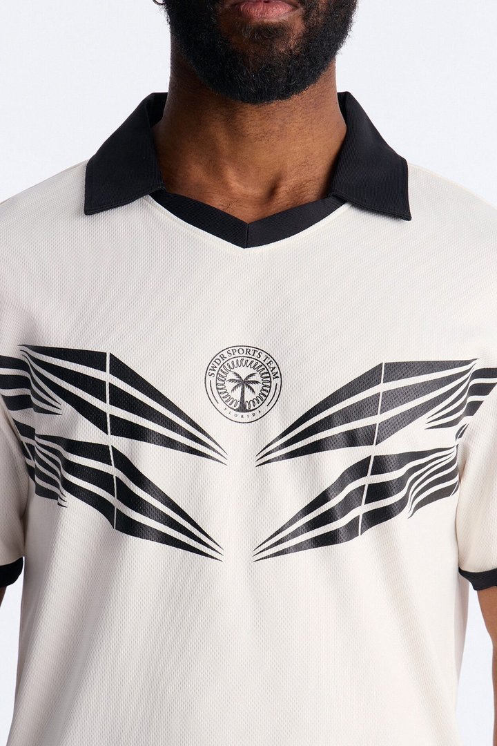 SWDR Johnny Collar Polo - Off White