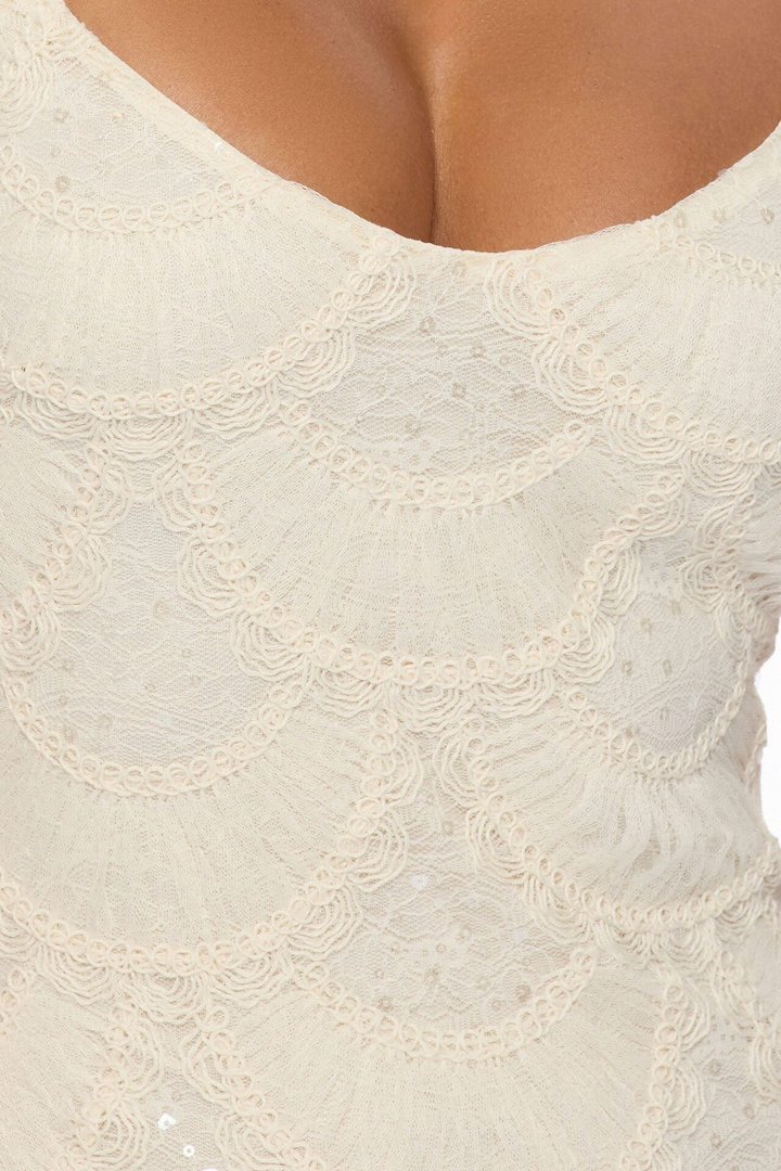 Angelic Energy Maxi Dress - Ivory