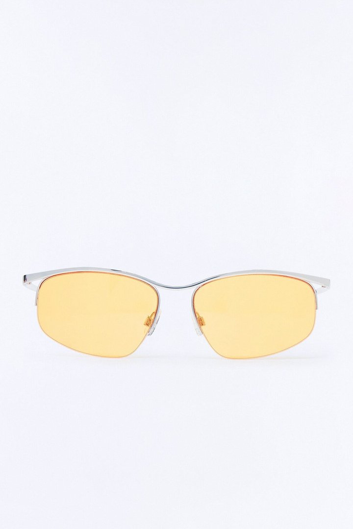 Keeping Sanity Sunglasses - Orange/Silver