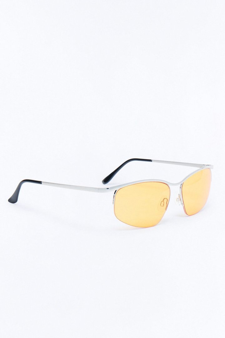 Keeping Sanity Sunglasses - Orange/Silver