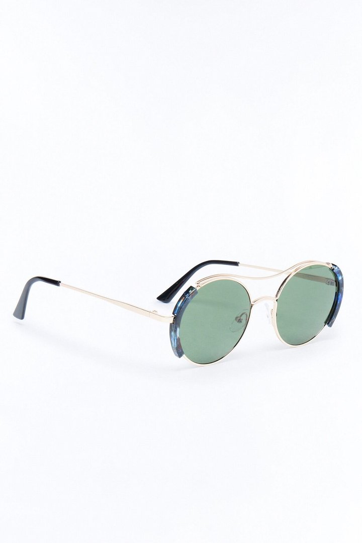 Over The Lining Sunglasses - Black/Gold